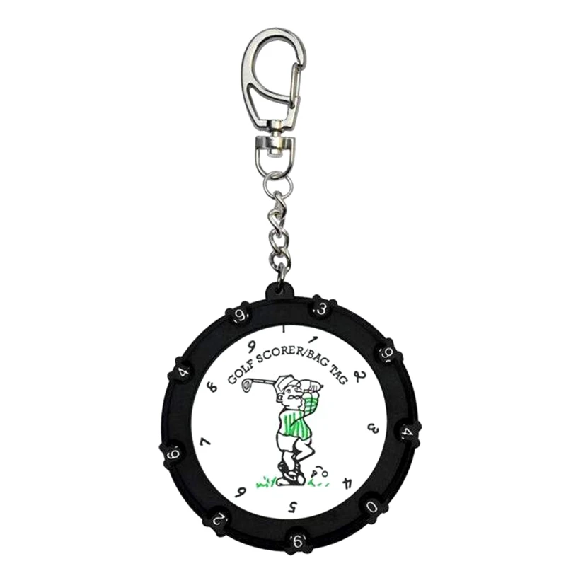 

1Pcs Golf Clip Keychain 18 Hole Score Counter Golf Stroke Putt Shot Score Counter Keeper Scoring Tag Bag T4MF