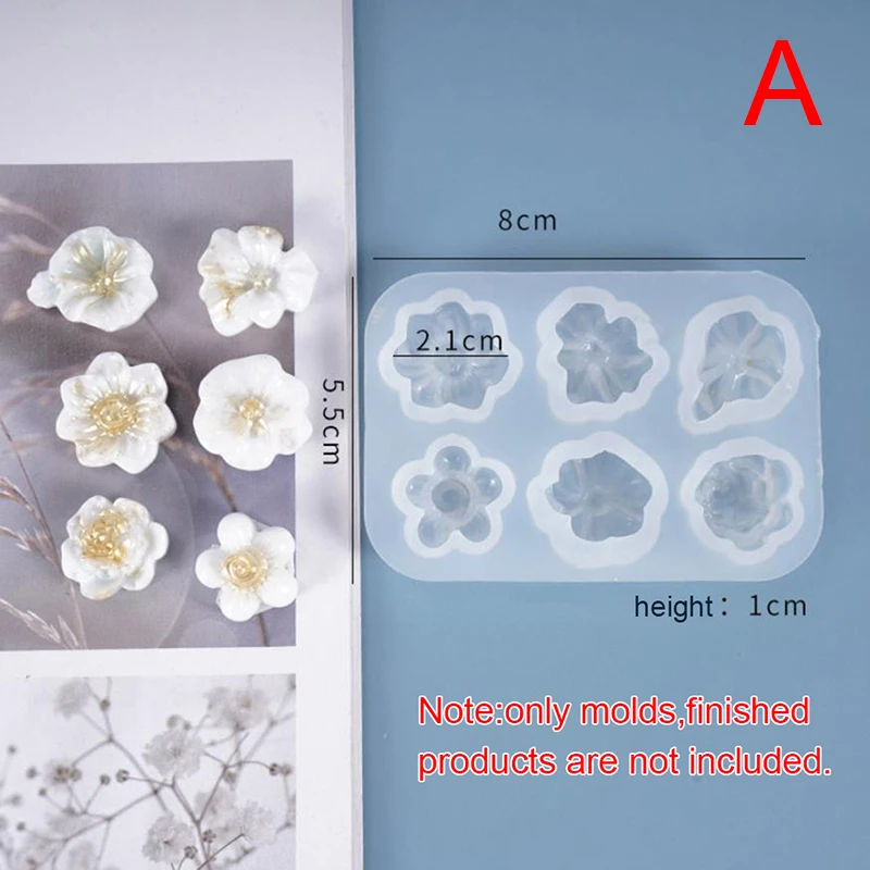 

1pcs Sunflower Flower Liquid Silicone Mold DIY Resin Jewelry Pendant Necklace Pendant Lanugo Mold Resin Molds For Jewelry