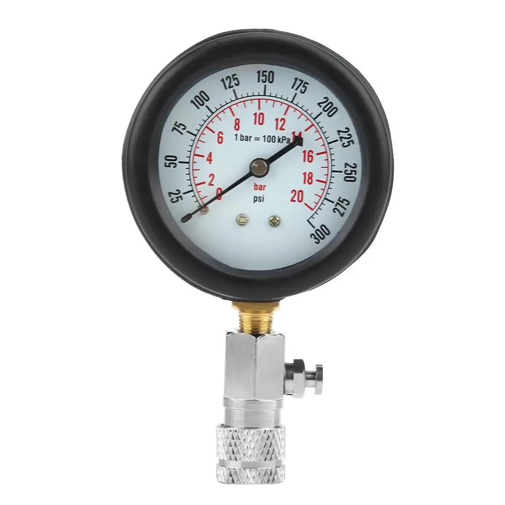 TU-114 Petrol Fuel Diesel Pressure Tester Gasline Injector Pump Pressure Gauge Diagnostic Tool