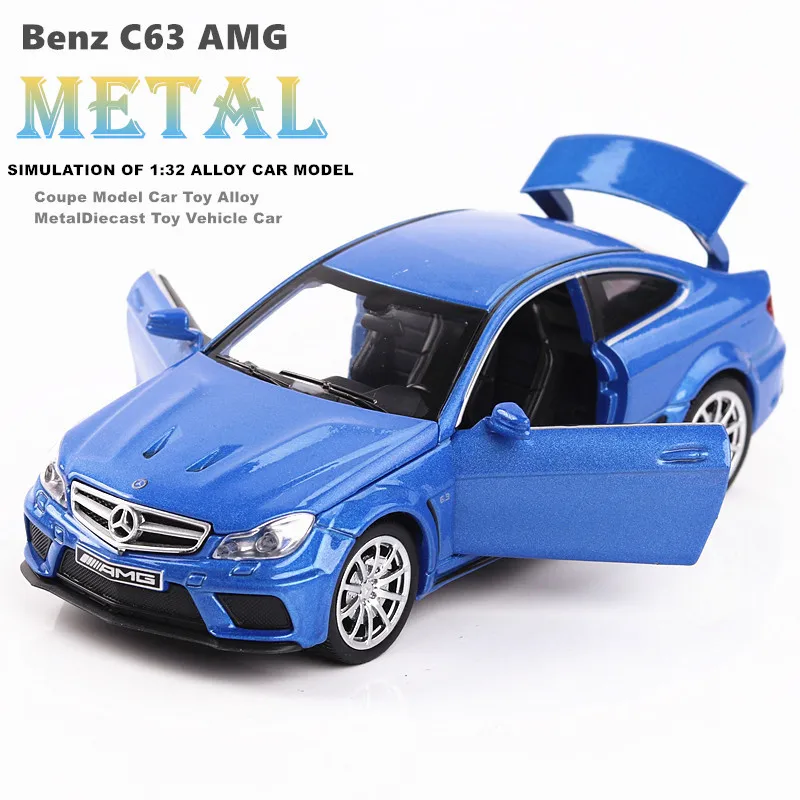 Литая Игрушечная модель автомобиля Benz AMG C63 1:43 коллекционный материал украшение