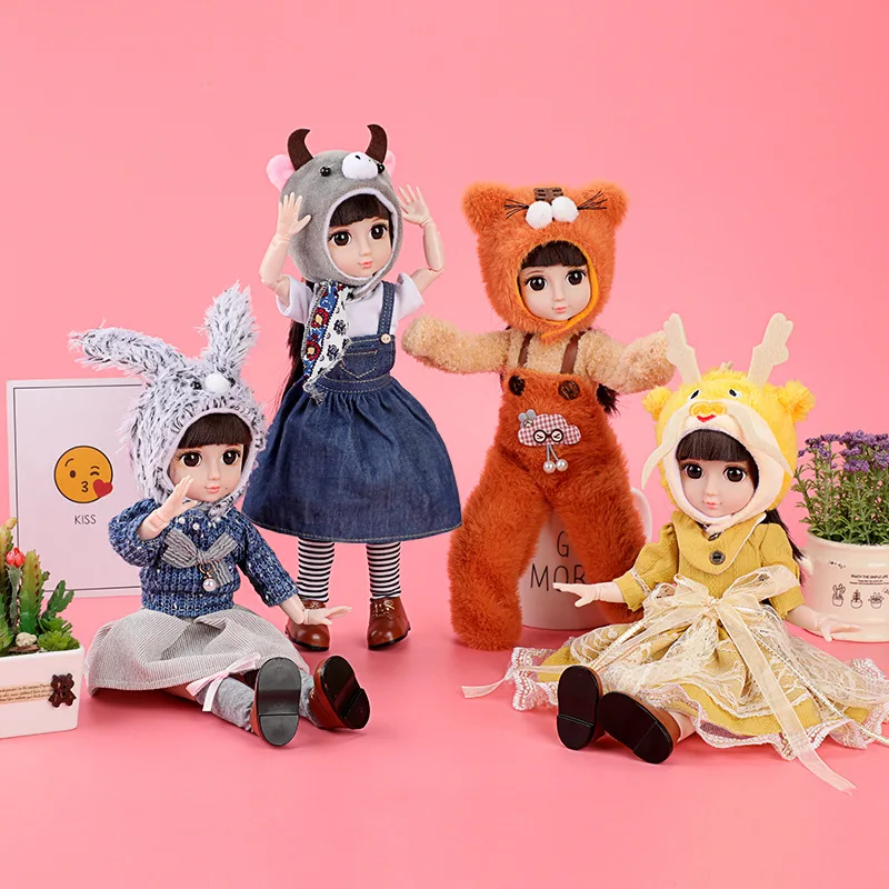 Коллекционная кукла в виде животных 30 см 12 дюймов из пластика 1/6 | Игрушки и хобби