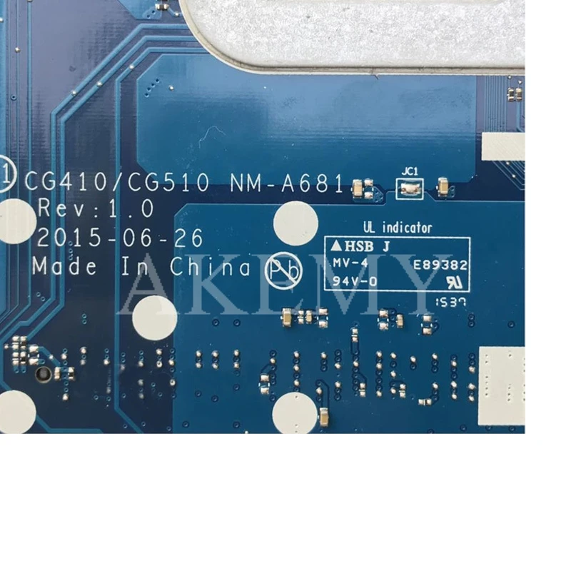 

For Lenovo Ideapad 100-15IBD Laptop Motherboard 5B20K25458 SR23Y I5-5200U CG410/CG510 NM-A681