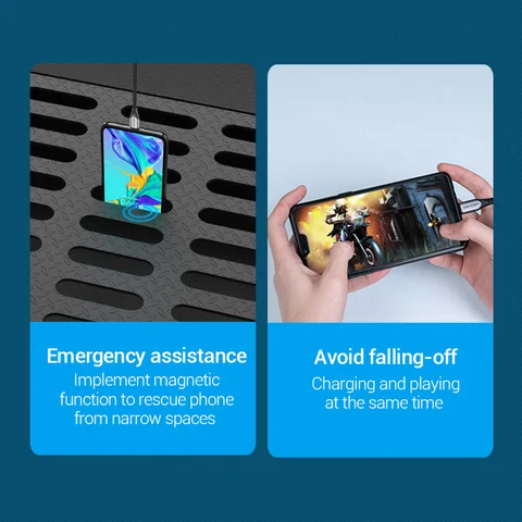 Магнитный кабель Vention USB Type-C, Micro USB, мобильный телефон, 5 А