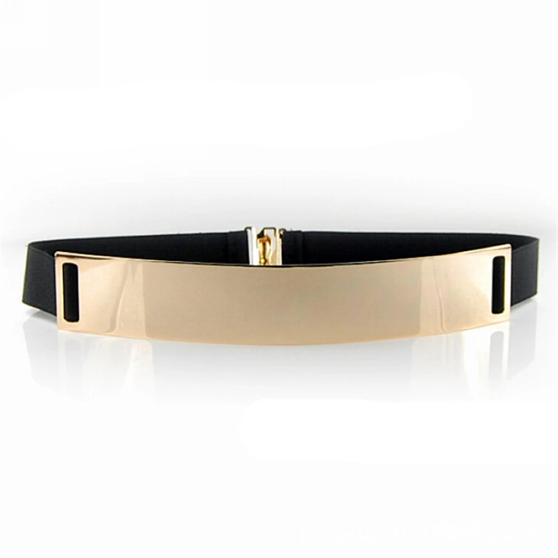 4 см Новый женский металлический эластичный пояс на талию поясной кошелек