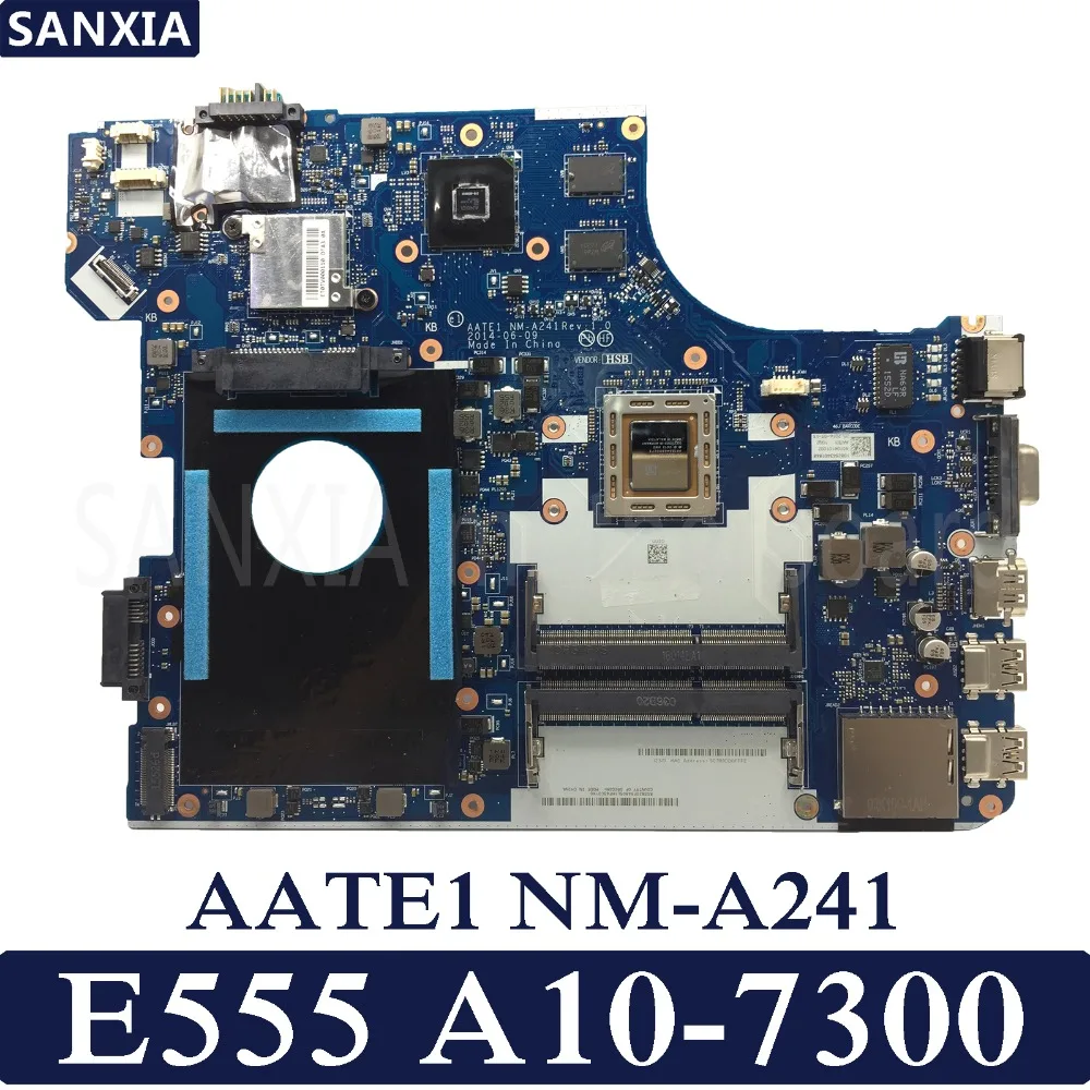KEFU AATE1 NM-A241 материнская плата для ноутбука Lenovo ThinkPad E555 оригинальная A10-7300 AMD-видео |