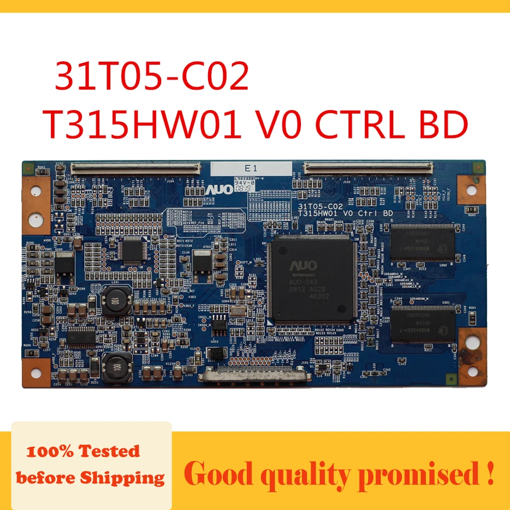 Tcon T315HW01 V0 CTRL BD 31T05-C02 оригинальная логическая плата профессиональная тестовая Бесплатная | Отзывы и видеообзор
