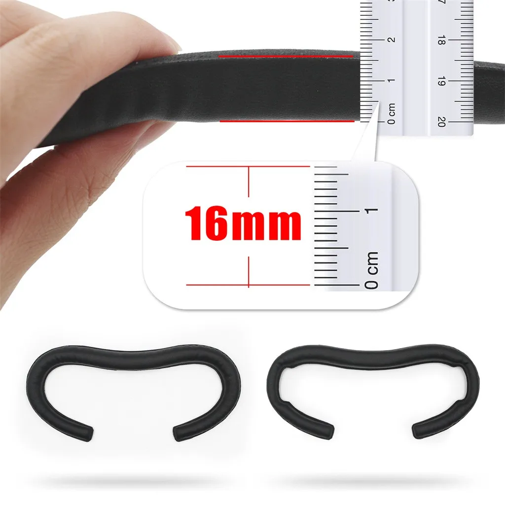 Comfortable Replacement Eye Mask Pad Soft Easy Clean Leather For Oculus Rift PU Face Protection Cotton Bottom | Электроника