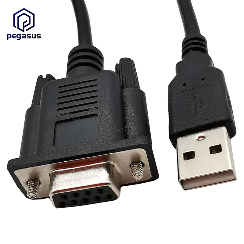 Последовательный Кабель 1 8 метров RS232 DB9 9PIN Мама-USB 2 0 A папа | Электроника