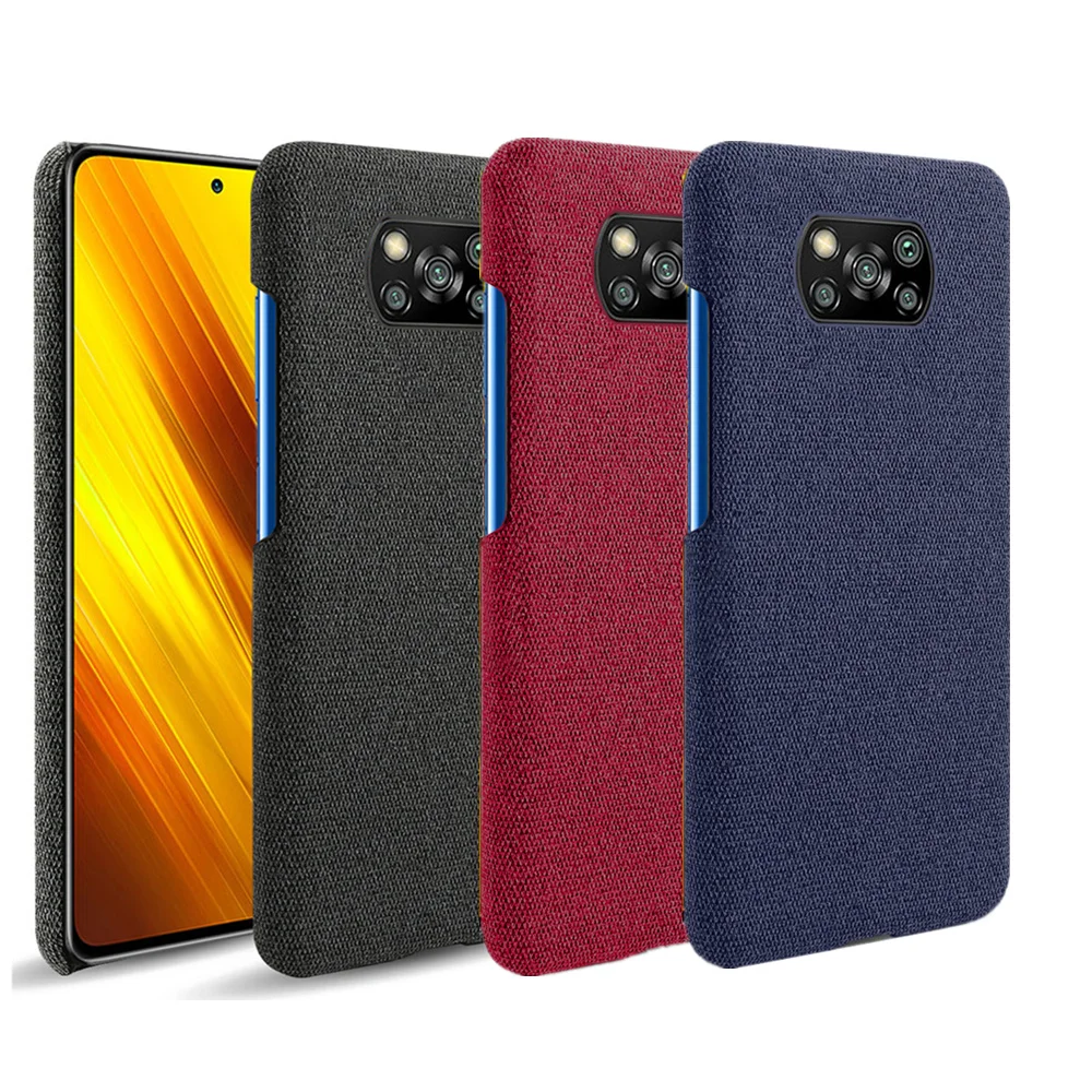 

Poco X3 Pro NFC Case Luxury Silm Fabric Protection Back Covers For Xiomi Xiaomi Pocophone Poko Pocox3 Pro NFC Poco X 3 Pro Coque