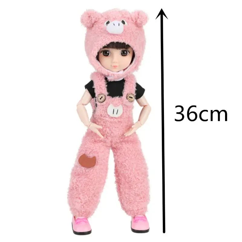 

36cm Animal Costume Doll Of Chinese Zodiac Babies Doll Handmade High Quality For Girl Kids Gift Collection