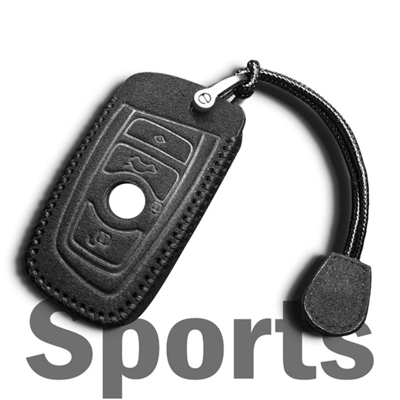 Alcantara Leather Car Key Fob Case Cover Holder Accessorie For BMW E30 E34 E36 E39 E46 F10 F11 F31 G30 X1 F48 X3 X4 X5 M1 M3 E90