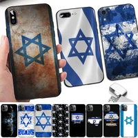 israel flag country banners israeli phone case for iphone 13 11 12 pro xs max 8 7 6 6s plus x 5s se 2020 xr case