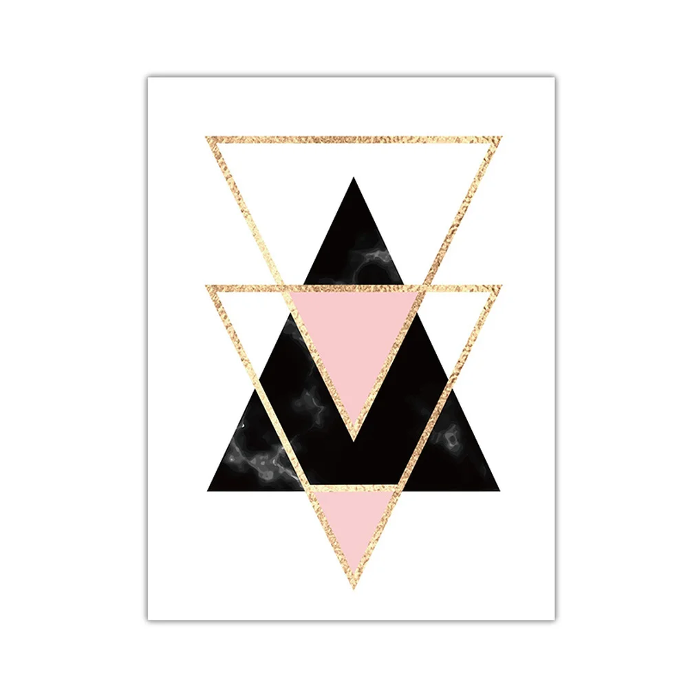 Абстрактная линия Мраморная текстура Картина на холсте геометрический