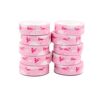 new 10pcslot 15mm x 10m flamingo pattern cloud washi tape scrapbook paper masking adhesive washi tape masking tape scrapbooking