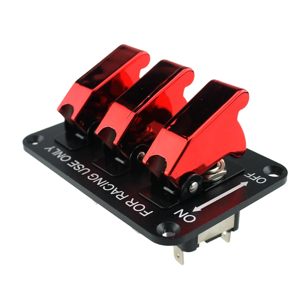 

12V LED Switch Panel Engine Start Push Button For Racing Car Boat Marine RV