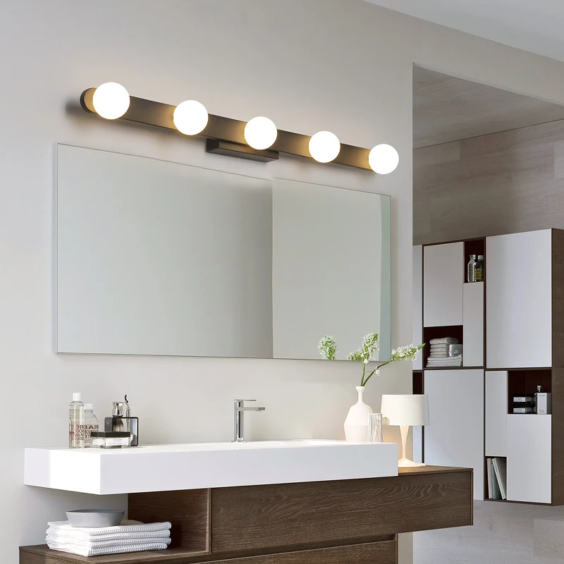 Современный противотуманный светодиодный зеркальный светильник туалетный