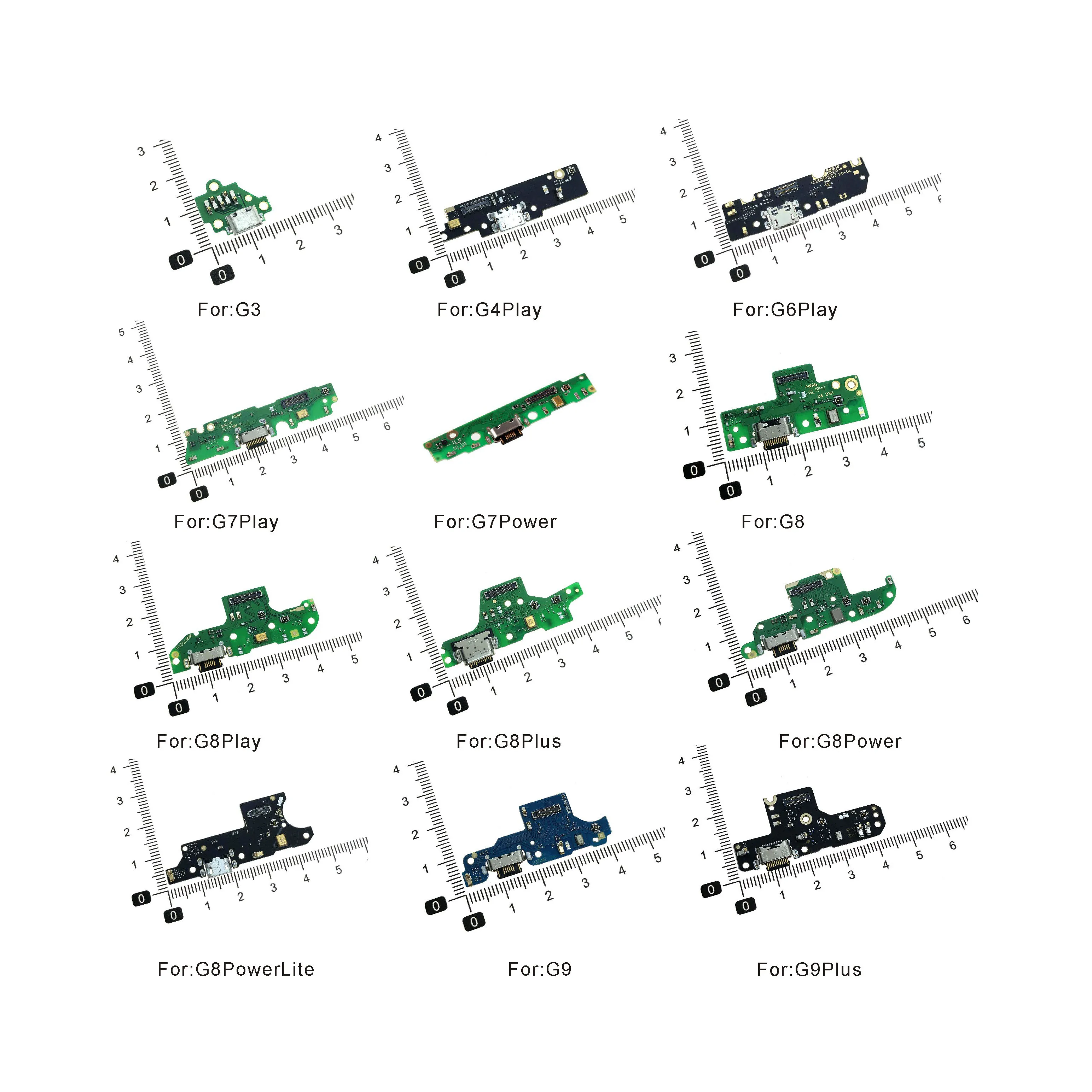 

USB Charger Dock Connector Mic Flex Cable Repair Parts Charging Board For Motorola Moto G3 G4 Play G6 G7 Power G8 Plus Lite G9