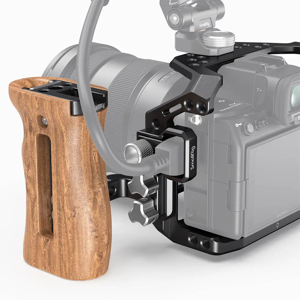 Клетка SmallRig a7s3 A7siii для камеры SONY Alpha 7S III клетка цифровой зеркальной + деревянная