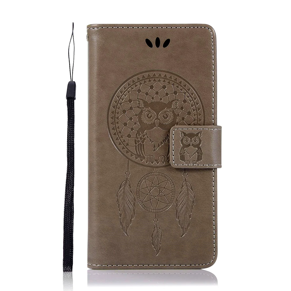 Сова Pattern чехол для SONY Xperia 1 10 плюс L3 L2 L1 XA XA1 XA2 ультра XZ3 XZ2 XZ1 компактный XZ2 Премиум кожаный чехол бумажник чехол