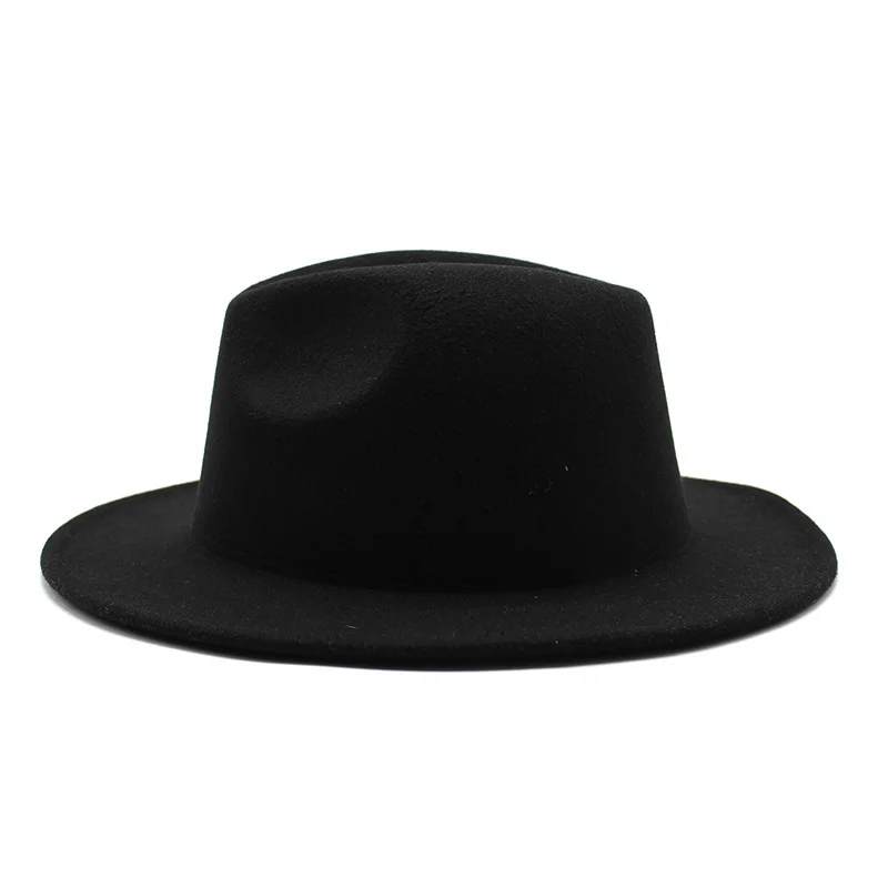 Двухцветная Шляпа fedora новинка 2021 цветная Регулируемая Унисекс фетровая шляпа