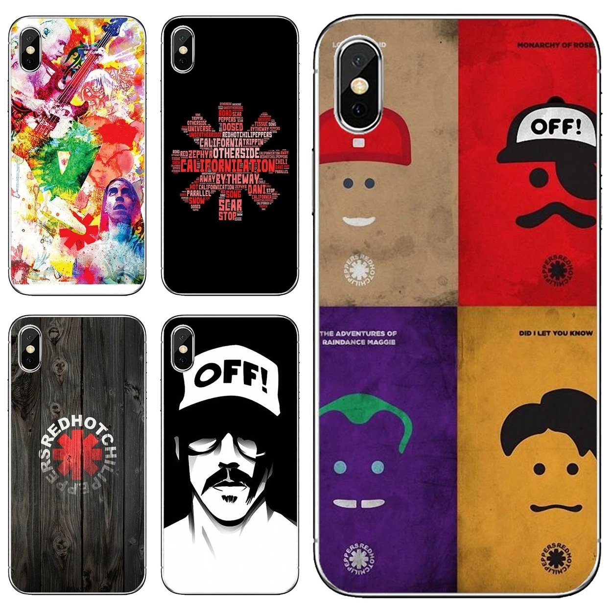 Чехол для телефона iPod Touch iPhone 10 11 12 Pro 4S SE 5C 6 6S 7 8 X XR XS Plus Max 2020 Red-Hot-Chili-Pepper-Los-Angeles |