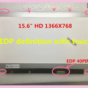 laptop matrix 15 6 touch lcd screen nt156whm a00 nt156whm n33 for dell dpn 01y21w for dell inspiron 5558 p51f hd 1366x768 free global shipping