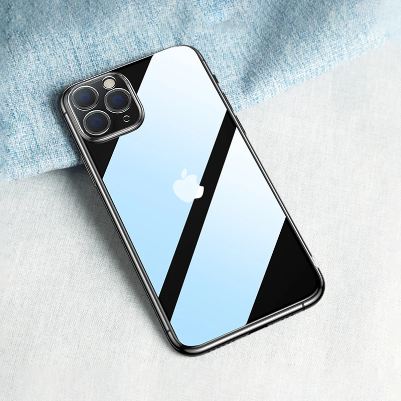 Оригинальный силиконовый чехол для Iphone Se 2020 прозрачный мягкий 11 Pro Xs Max Xr X 8 7 6s 6 Plus 5
