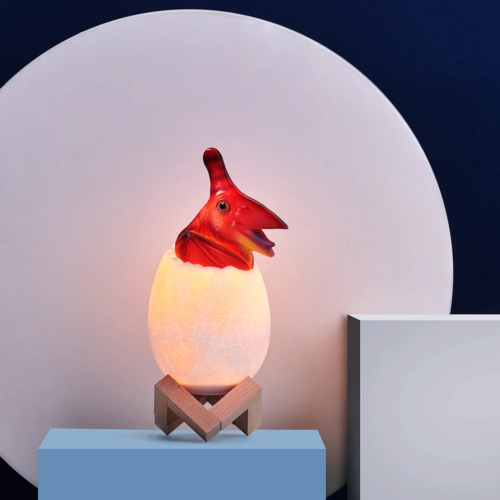 Динозавр яйцо 3D ночной Светильник USB перезаряжаемое устройство управления лампа 16 цветов изменить пульт дистанционного управления Светодиодный светильник детский подарок домашняя настольная лампа