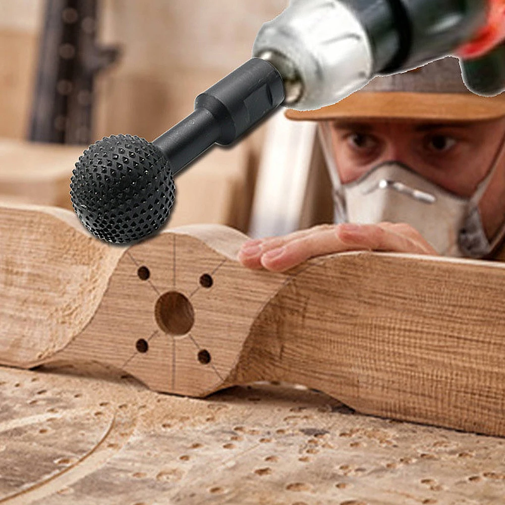 

Woodworking Ball Chisel Carving Grooving Grinder Heads File Grinder Heads Wood Carving Polishing Multipurpose Grinding Heads