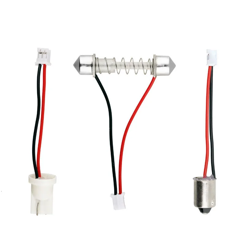 1 Piece W5W T10 C3W C5W C10W BA9S Festoon LED COB LED Panel Dome Lamp Auto Car Interior Reading Plate Light Ceiling Wired Lamp