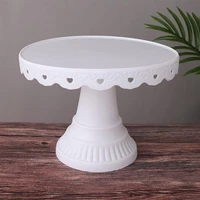 1pc plastic cake stand home party display stand wedding decoration desktop afternoon tea birthday dessert fudge wrought tray