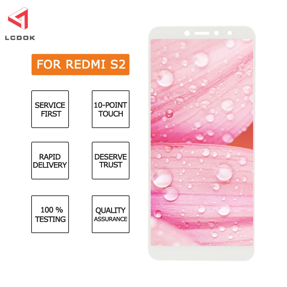 100% протестированный дисплей для Xiaomi Redmi S2 ЖК кодирующий преобразователь
