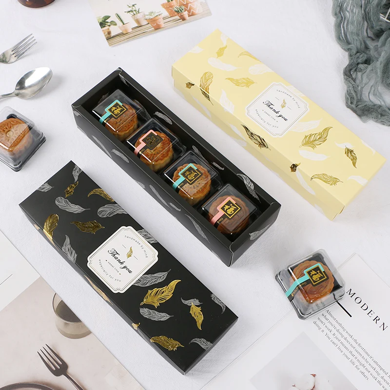 

Kraft Paper Candy Cookie Box 10Pcs Biscuit Nougat Paper Boxes DIY Handmade Cake Candy Packaging Box for Dessert Wedding Birthday