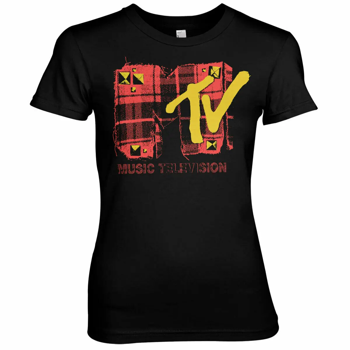 

Officially Licensed Plaid MTV Women's T-Shirt S-XXL Sizes