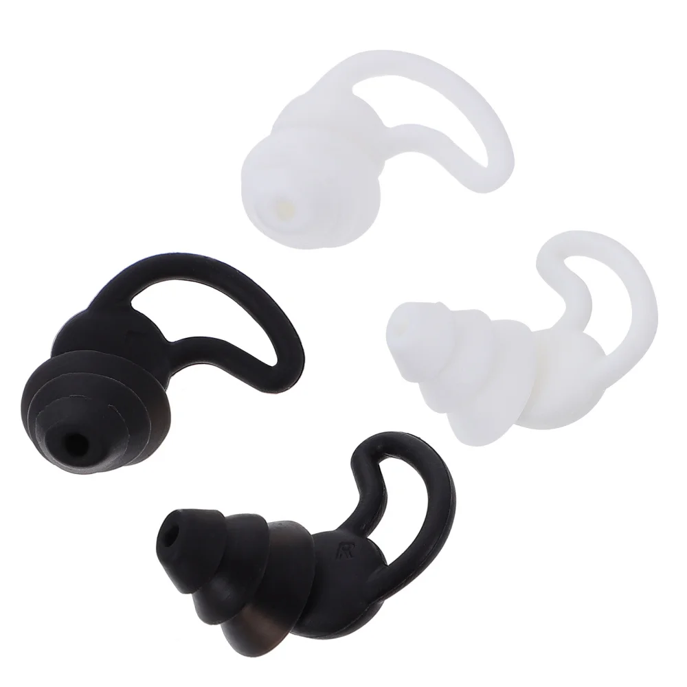 

4pcs Adult Swimming Ear Plugs Waterproof Silicone Ear Plugs for Swimming