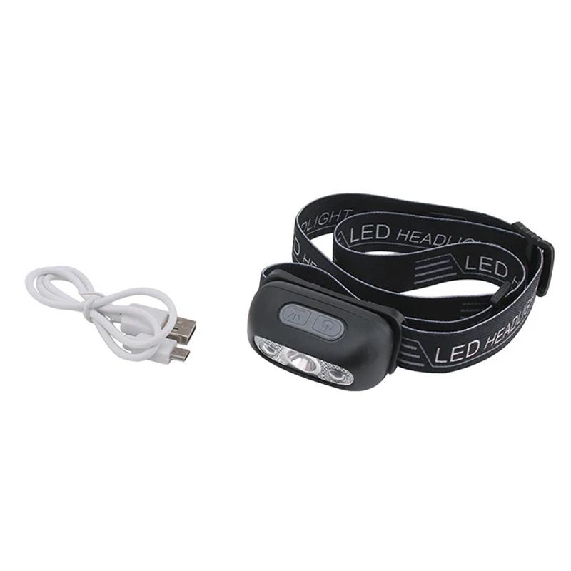 

LED Headlamp Rechargeable Body Motion Sensor Camping Fishing Outdoor Torch with USB ZJ55