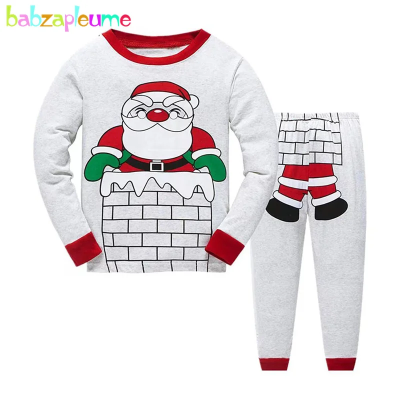 

babzapleume Spring Fall Baby Boy Clothes Cartoon Print Long Sleeve Cotton Tops+Pants For Kids Clothing Set Toddler Tracksuit 086