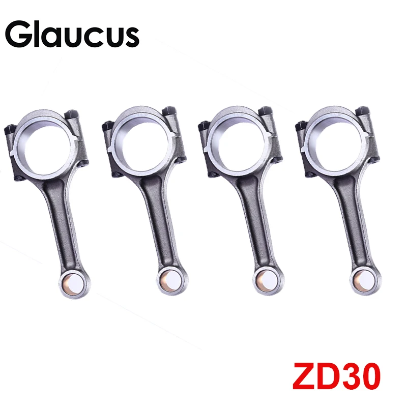 4 шт. шатун двигателя ZD30 для Nissan Patrol GR/Terrano II/Urban/Renault Mascott/Opel Movano 2953cc 3.0TDi 16v 3.0
