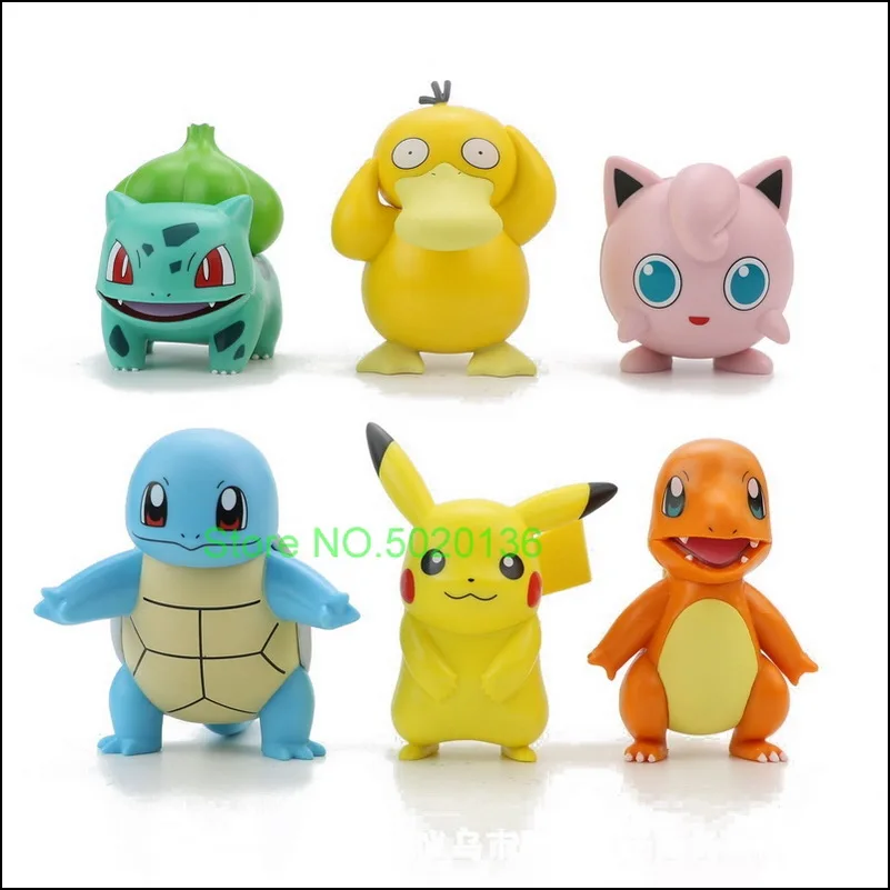 Tomy Pokemon 4-8 см коллекция домашних животных Пикачу бродяга модели | Игрушки и хобби