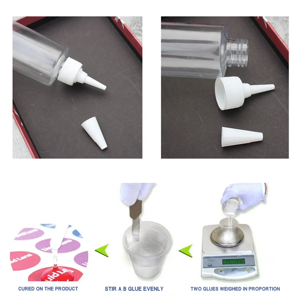 Эпоксидная смола для изготовления ювелирных изделий Смола A & B Кристальный клей