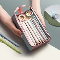 pencil case leather pencilcases cute back to school supplies material escolar popular korean stationery high 2020 kawaii pen bag