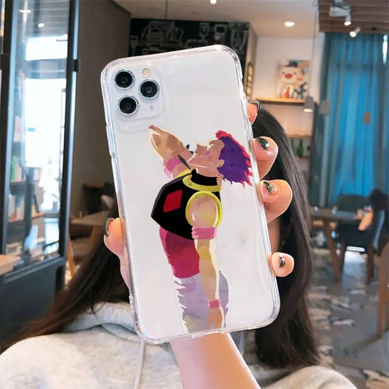 

Hisoka Anime Hunter X hunter Phone Case Transparent for iPhone 6 7 8 11 12 s mini pro X XS XR MAX Plus se cover funda shell