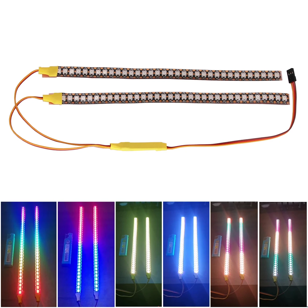 

Remote Control LED Color Change Light Bar for SCX10 1/10 RC Car Accessories