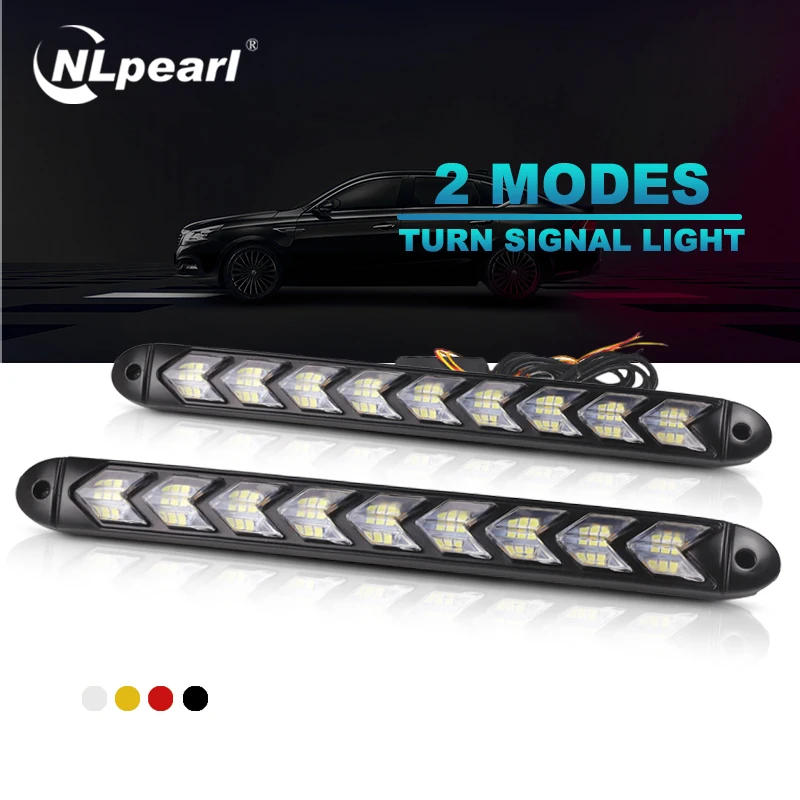 Nlpearl 2x автомобиль светильник сборки Светодиодные ленты дневные ходовые огни