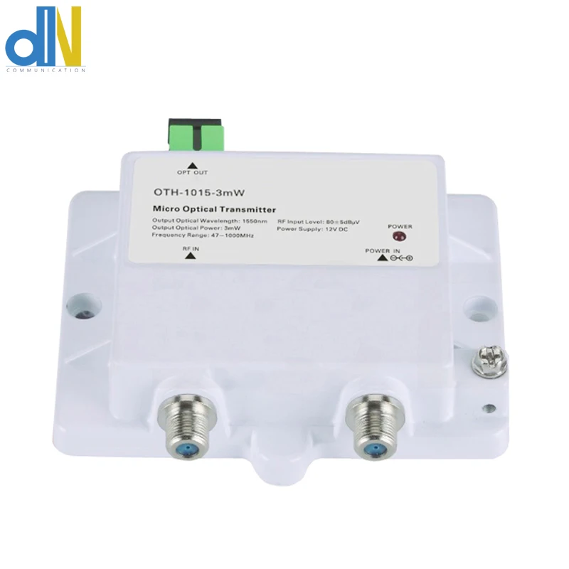 CATV fiber optica FTTH OTH-1015-3mW Micro Optical Transmitter одномодовый волоконно-оптический 47-1000MHz 1550NM с