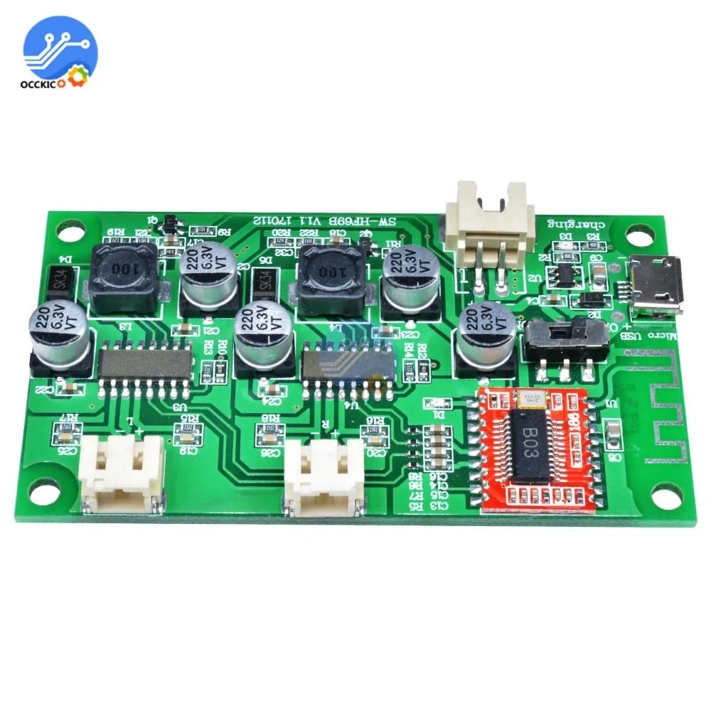 2 канальная цифровая стереомагнитола модуль платы усилителя 6 Вт + постоянного