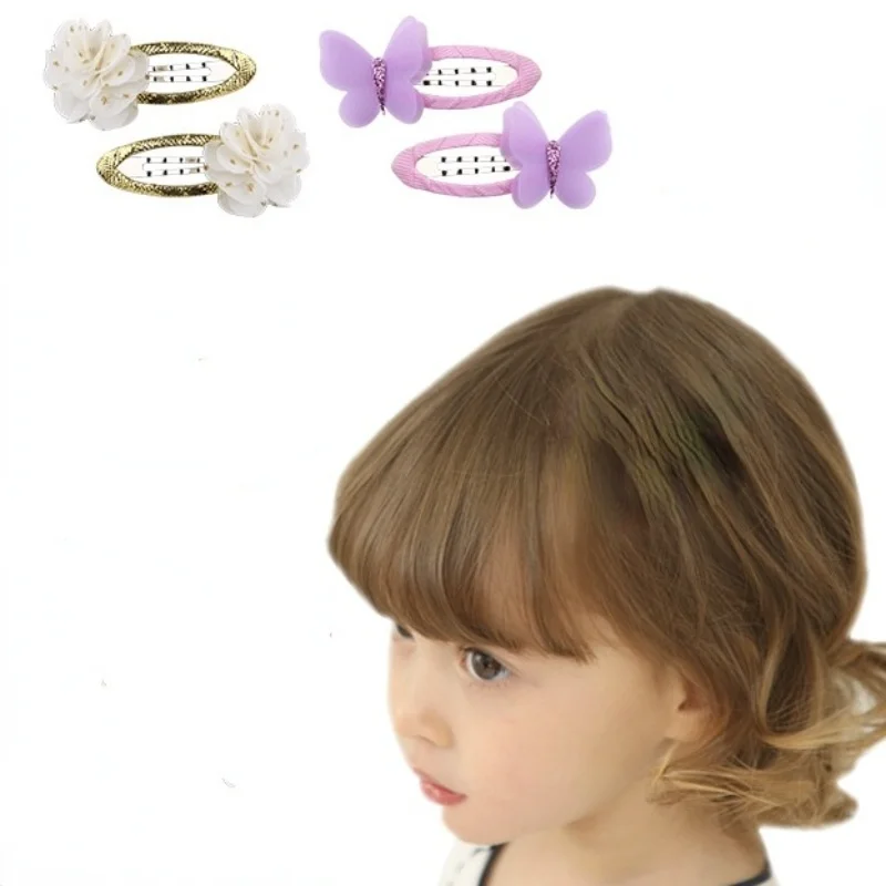 

2Pcs Kids Girls Headbands Sequins Hair Clips Cartoon Princess Headwear Hairgrips Hairpins Barrette Baby Hairbands Accessories