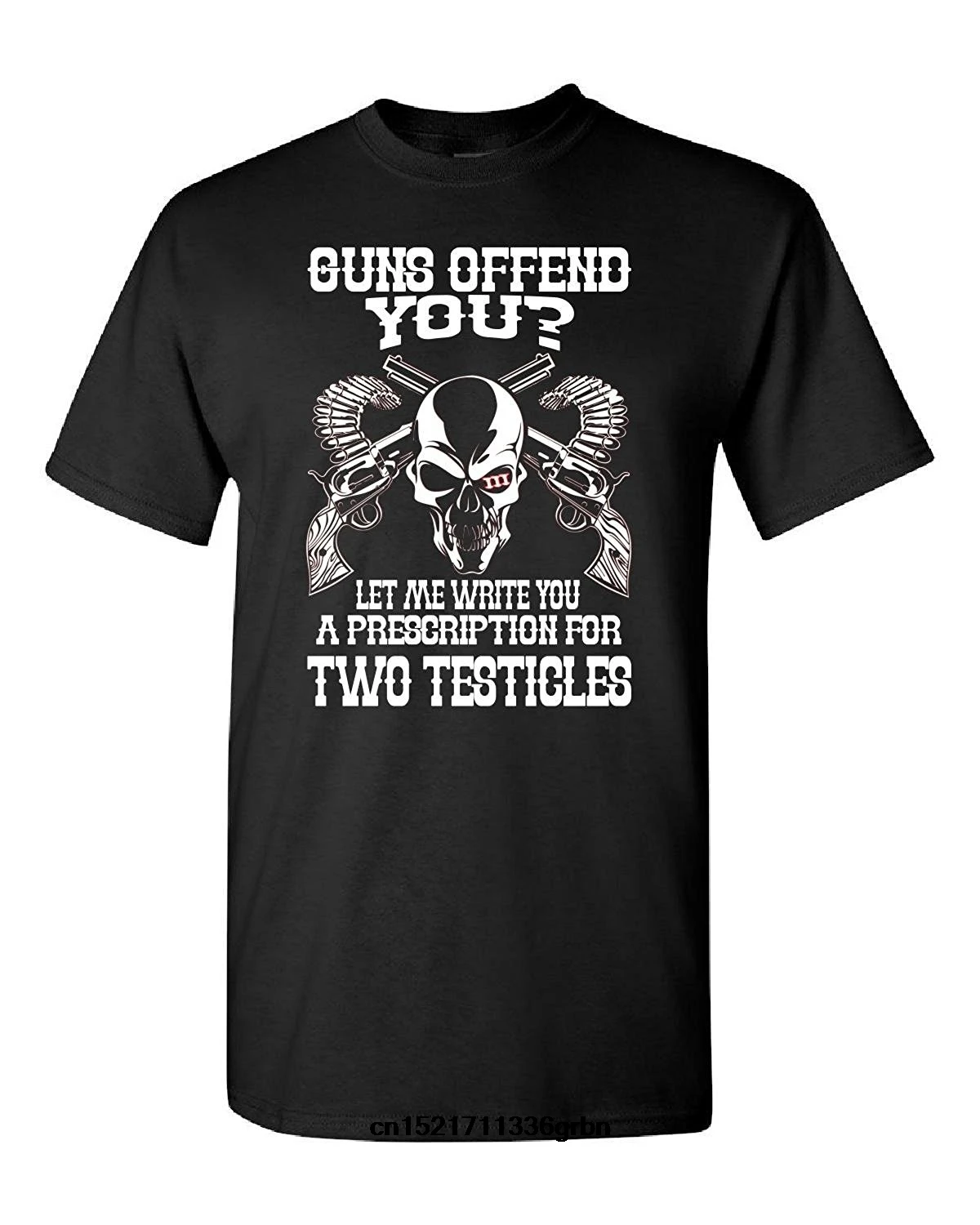 Мужская футболка Guns Offend You Three Percenter клятва Хранитель пистолетов череп новинка wo