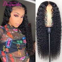 kinky curly lace front wigs for women human hair 100 natural lace frontal wig 13x1 4x1 lace closure cheap wigs brazilian hair