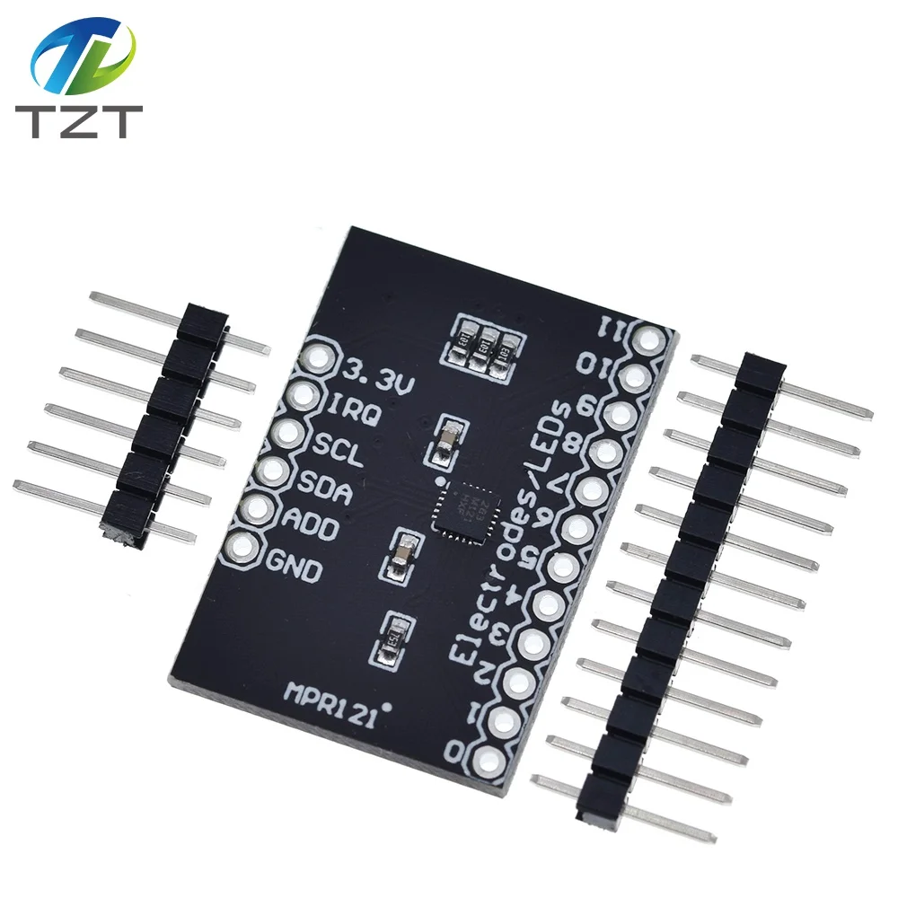 Коммутационная плата TZT MPR121 V12 для Arduino емкостный сенсорный модуль контроллера